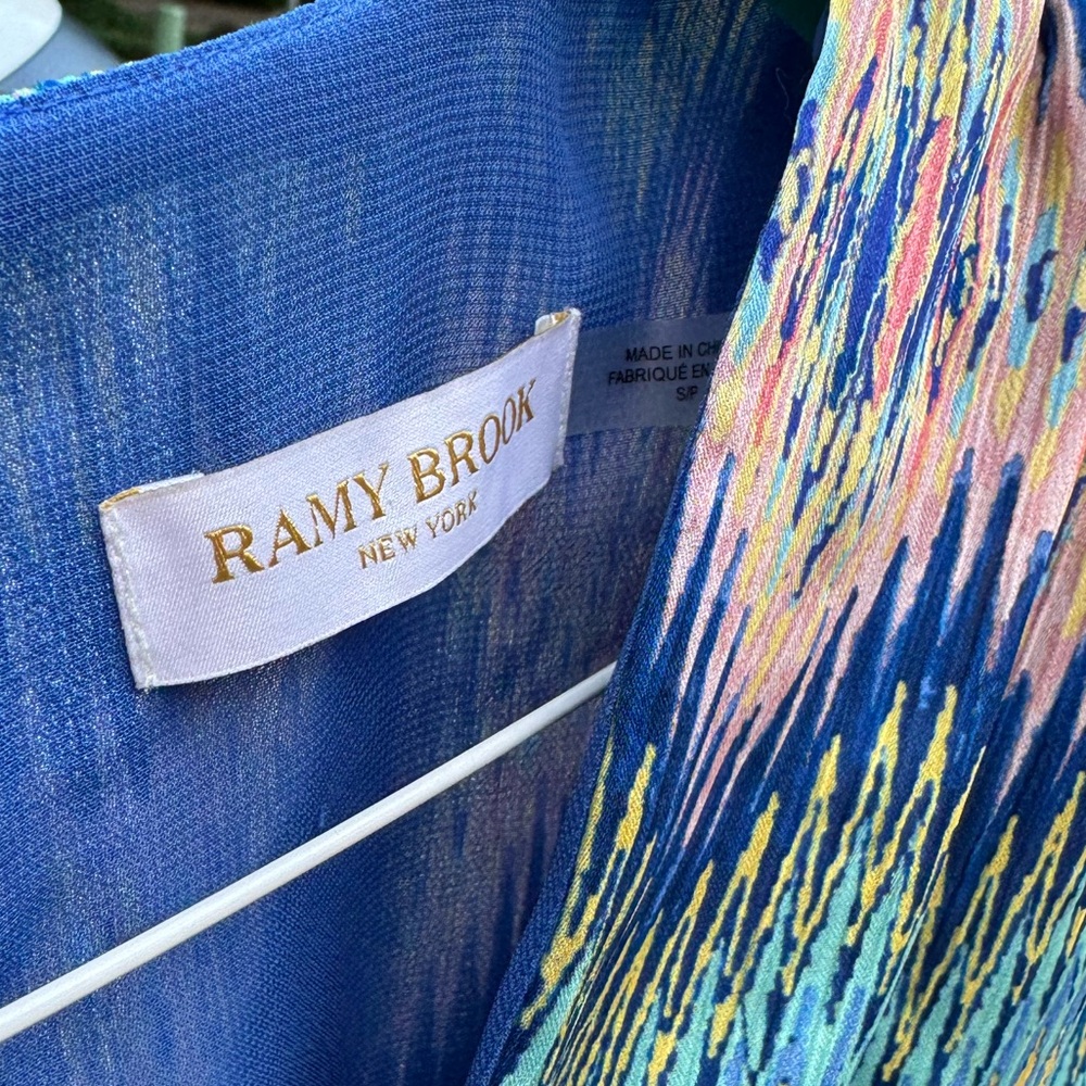 Ramy Brook Goldie Chevron Sleeveless Romper - Picture 8 of 8